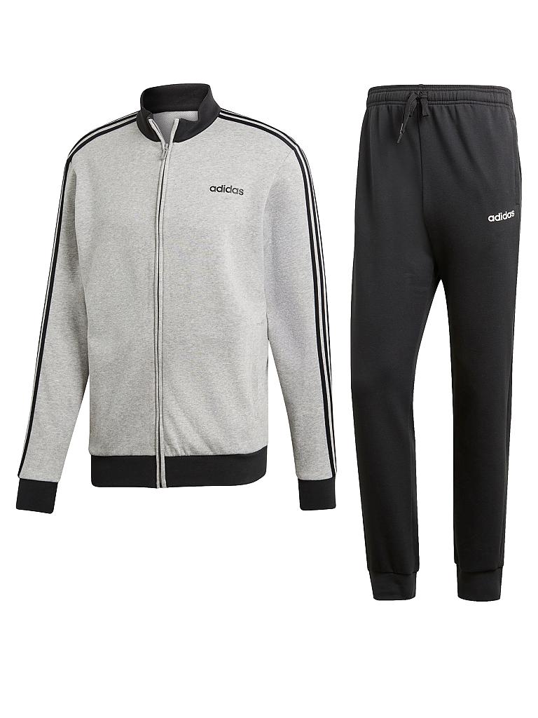 ADIDAS Herren Trainingsanzug Cotton Relax grau | S Adidas Trainingsanzug Herren black im Online Shop von
